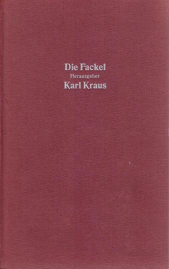 Kraus, Die Fackel.
