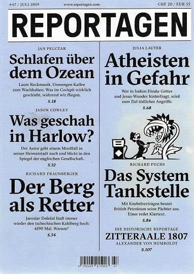 Puntas Bernet, Reportagen Juli.