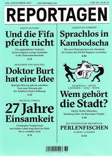 Puntas Bernet, Reportagen September.