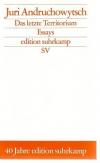 Andruchowytsch, Das letzte Territorium Essays